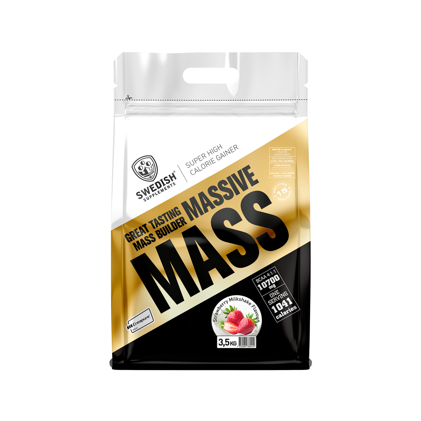 Massive Mass - 3,5kg Strawberry Milkshake